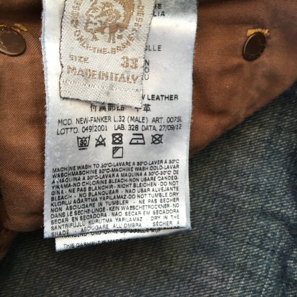 Deisel New-Fanker Regular Slim Bootcut Button Fly Jeans 33 - Picture 4 of 11